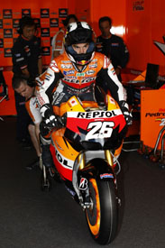 Dani Pedrosa Honda Czech grand prix 2011