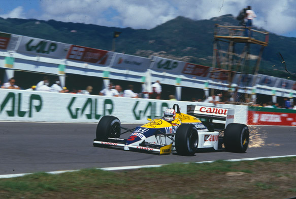 Nigel Mansell Williams 1986 Portuguese Grand Prix