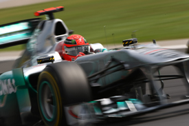 Michael Schumacher Mercedes 2011 Hungarian Grand Prix