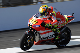 Valentino Rossi Ducati 2011 Indianapolis Grand Prix