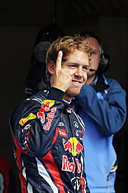 Sebastian Vettel, Spa, pole, 2011