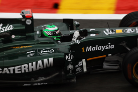 Heikki Kovalainen Lotus Belgian Grand Prix 2011