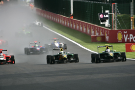 Valtteri Bottas, ART, leads at Spa