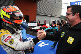 Romain Grosjean and Eric Boullier