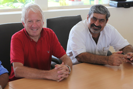 Charlie Whiting Vicky Chandhok 2011