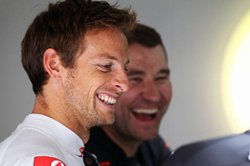Jenson Button is pondering McLaren's 2012 hopes