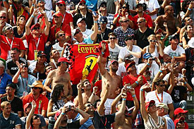 Tifosi at Monza
