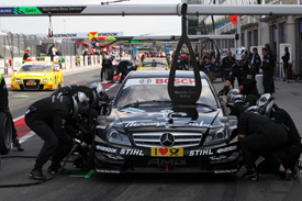 Gary Paffett Oschersleben DTM 2011 Mercedes HWA