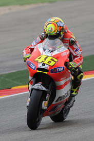 Valentino Rossi, Ducati, Aragon 2011