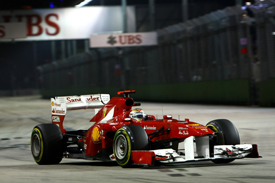 Fernando Alonso Ferrari 2011 Singapore Grand Prix