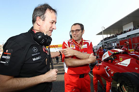 Jonathan Neale and Stefano Domenicali