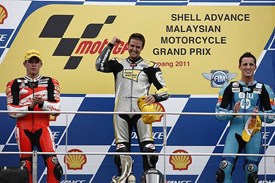 Sepang Moto2 podium