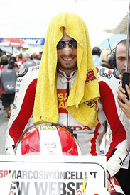 Simoncelli in typical form on the grid for what would be his final start