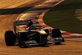 Massa put Ferrari on top on Friday