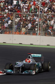 Michael Schumacher, Mercedes, India 2011