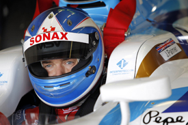 Jolyon Palmer Addax GP2 test Barcelona