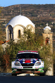 Andreas Mikkelsen, Skoda UK, Cyprus 2011
