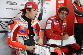 Nicky Hayden Ducati Valencia Grand Prix 2011