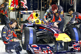Red Bull garage