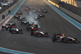 Start 2011 Abu Dhabi Grand Prix