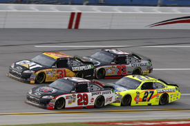 Tandem drafting at Talladega