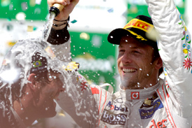 Jenson Button McLaren Brazil 2011