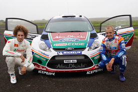 2011 Marco Simoncelli, Castrol Ford WRC event with Mikko Hirvonen