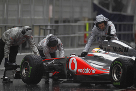 Testing was miserable for McLaren