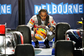 Hamilton chased Vettel home in Australia