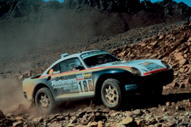 Rene Metge Porsche 1986 Dakar Rally