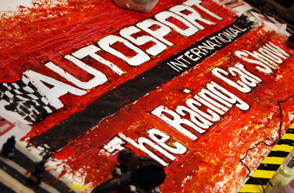 Autosport international painting