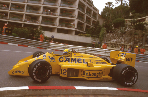 Ayrton Senna Lotus 1987 Monaco grand Prix
