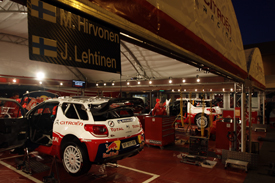 Citroen service park 2012 Monte Carlo Rally WRC