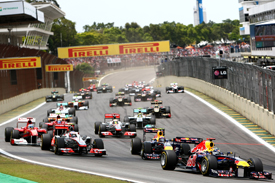 Start 2011 Brazilian Grand Prix