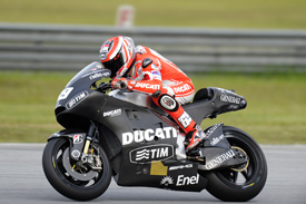 Nicky Hayden, Ducati, Sepang testing 2012