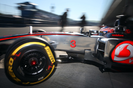 Jenson Button, McLaren, Jerez testing