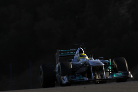 Nico Rosberg, Mercedes, Jerez testing 2012