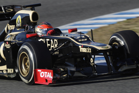 Romain Grosjean Lotus 2012 Jerez test