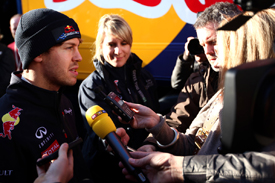 Vettel seemed satisfied
