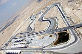 Sakhir circuit aerial bahrain
