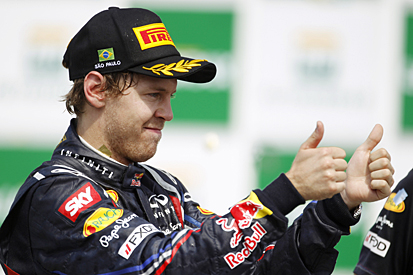 Sebastian Vettel Red Bull Racing 2011 Brazilian Grand Prix Autodromo Jose Carlos Pace Interlagos
