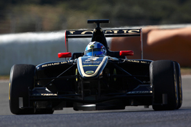 Aaro Vainio Lotus Estoril GP3 test 2012