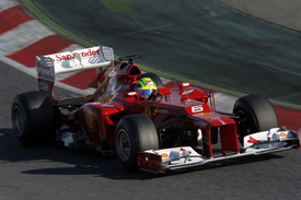 Felipe Massa Ferrari Barcelona F1 test 2012