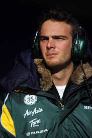 Giedo van der Garde Caterham Barcelona test 2012