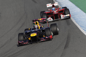 Sebastian Vettel, Red Bull, Fernando Alonso, Ferrari, Catalunya testing 2012