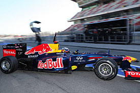Sebastian Vettel, Red Bull, Barcelona testing, 2012