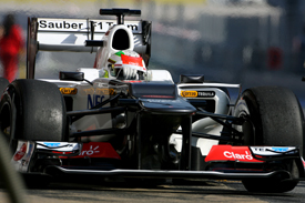 Sergio Perez, Sauber, Catalunya testing 2012
