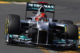 Michael Schumacher, Mercedes, Melbourne 2012
