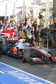 Jenson Button wins in Melbourne