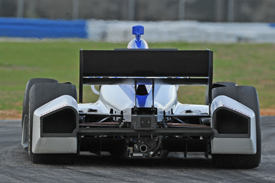 Takuma Sato Rahal Dallara IndYCar test Sebring 2012